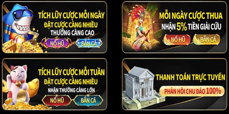Sảnh Slots 23WIN nhiều ưu đãi hấp dẫn